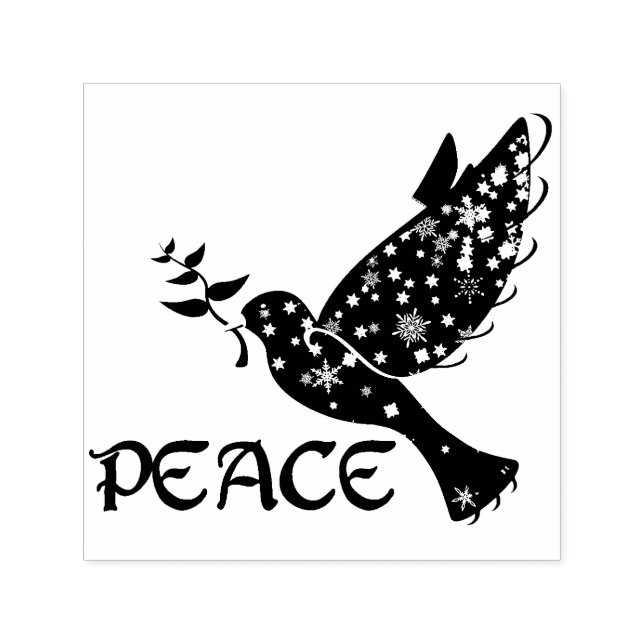 PEACE Dove Självfärgande Stämpel (Design)
