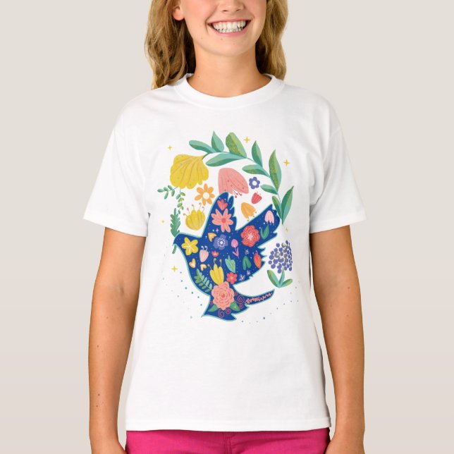 Peace Dove T Shirt (Framsida)