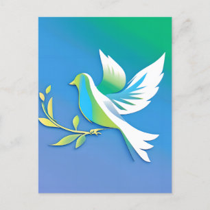 Peace Dove Vykort