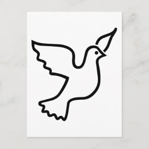 Peace Dove Vykort