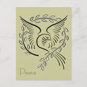 Peace Dove-vykort Vykort