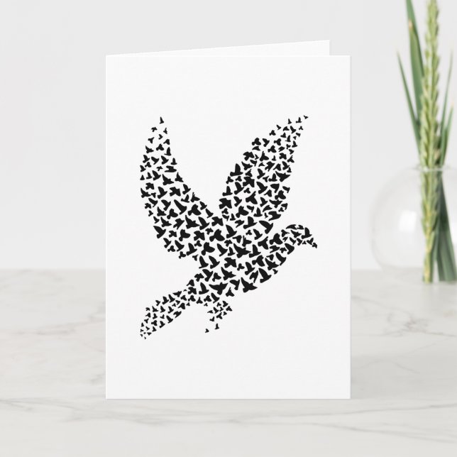 Peace Dove World Peace Kort (Framsida)