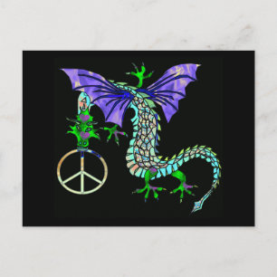 Peace Dragon Vykort