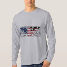 Peace Eagle Americana Patriotic Art T Shirt