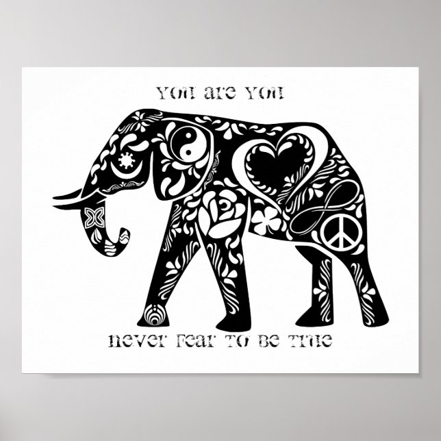 Peace Elephant Poster (Framsidan)