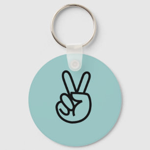 Peace Finger Nyckelring
