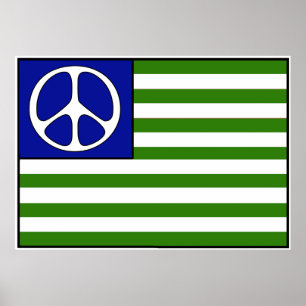 Peace Flagga Poster