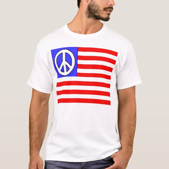 Peace Flagga Tee (Framsida)