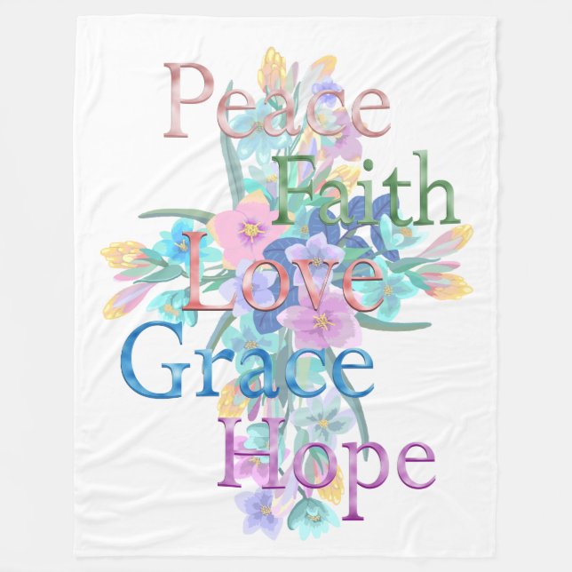 Peace Fleece Blanket (Framsidan)