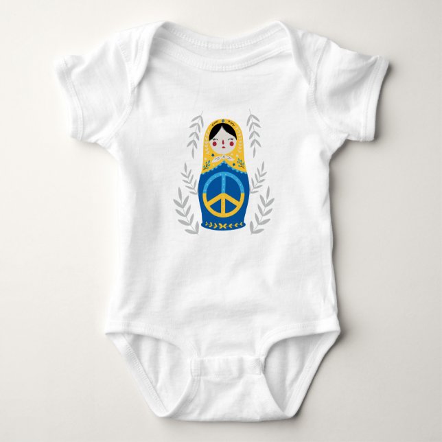 Peace for Ukraine  T Shirt (Framsida)