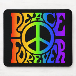 Peace Forever Vintage Retro Rainbow Graphic Musmatta