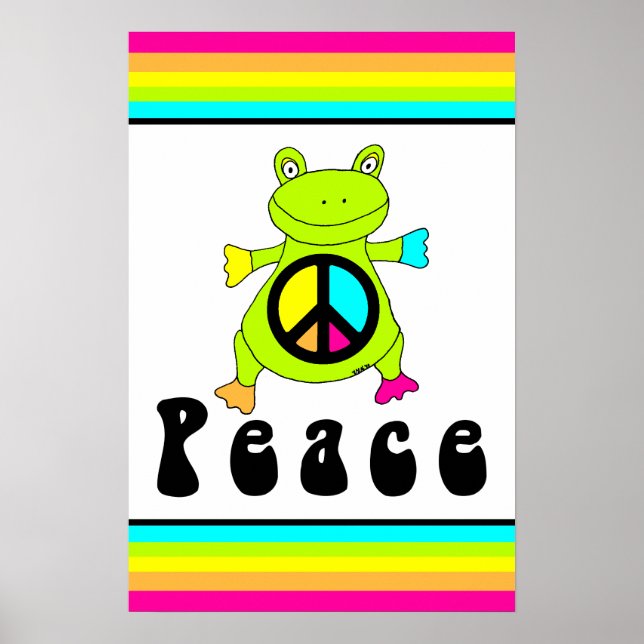Peace Frog Poster (Framsidan)