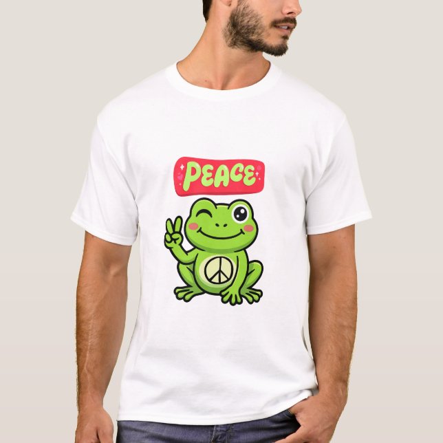 PEACE FROG SHIRT T SHIRT (Framsida)