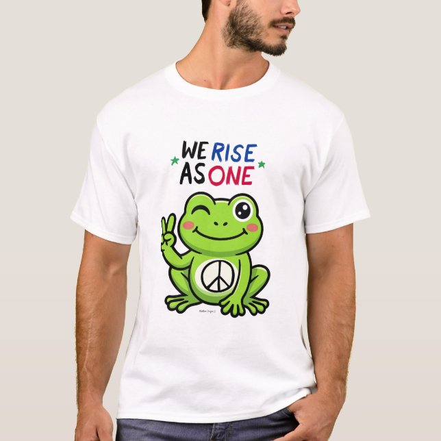 PEACE FROG - WE RISE AS ONE SHIRT T (Framsida)