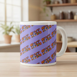 Peace Giant Coffee Mugg Jumbo Mugg