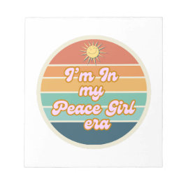 Peace Girl Anteckningsblock