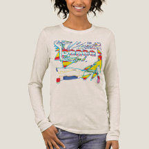 "Peace"-grafik med Gult Red Rosa Blue Design