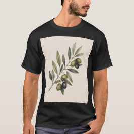 Peace Grows Here | Vintage Olive Branch Botanical  T Shirt