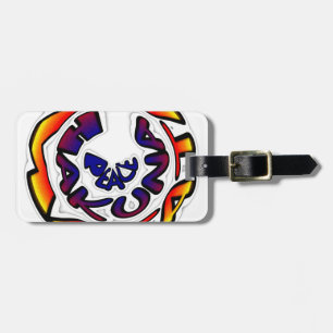 "Peace Hakuna Matata" Circular Art Print Bagagebricka