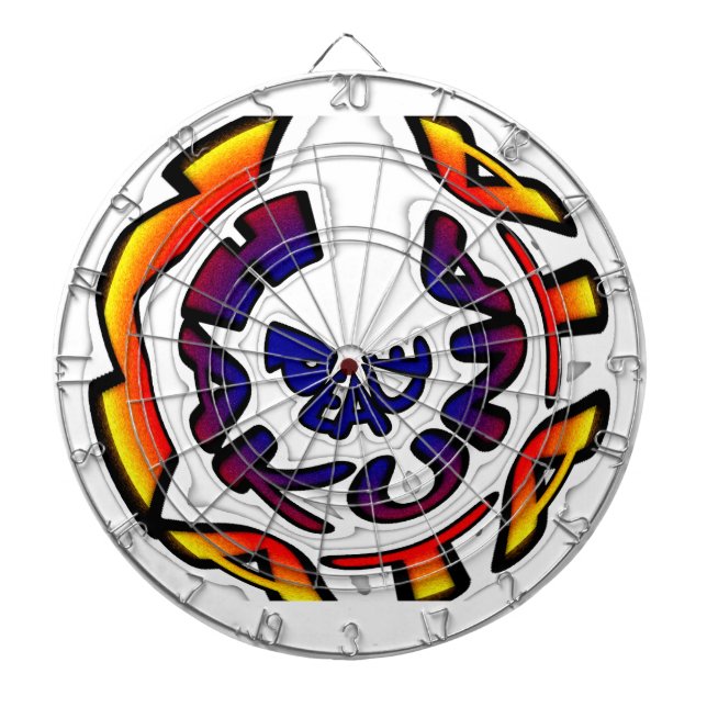 "Peace Hakuna Matata" Circular Art Print Piltavla (Framsidan)