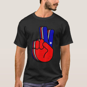 Peace Hand Kärlek Taiwanesisk Manar Kvinnor i Taiw T Shirt