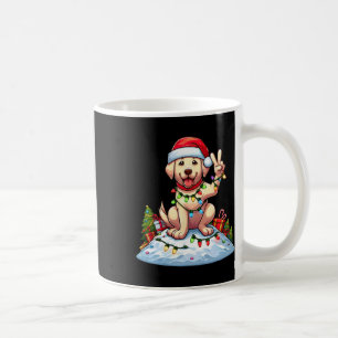 Peace Hand Labrador Retriever jul Ljus Wom Kaffemugg