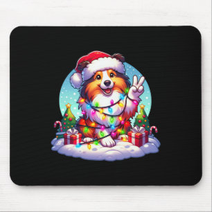 Peace Hand Shetland Sheepdog jul Ljus Wome Musmatta