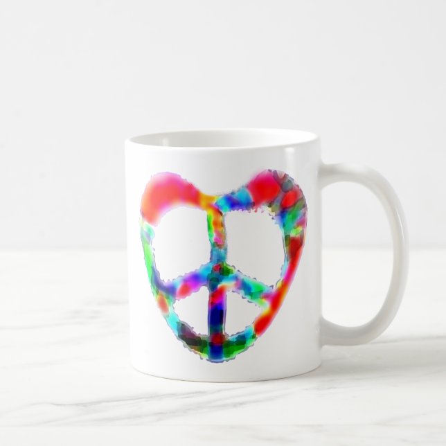 Peace Heart Kaffemugg (Höger)