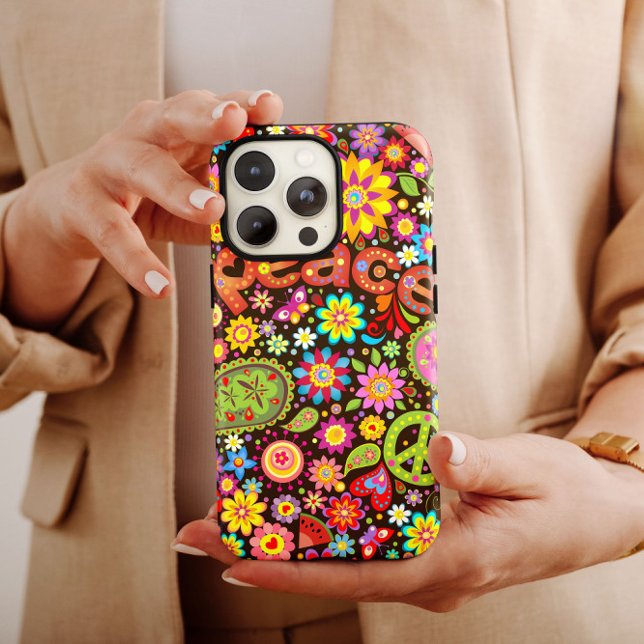 Peace Hippie iPhone | 60-tal Hippie iphone case-Ma (Skapare uppladdad)