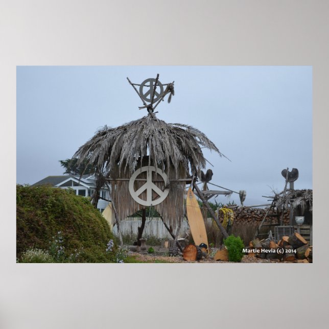 Peace Hut Poster (Framsidan)