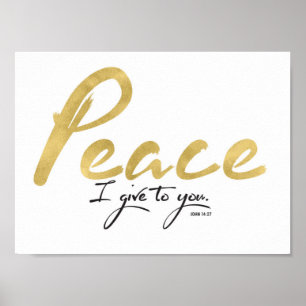 Peace I ge till dig - Art Print Poster