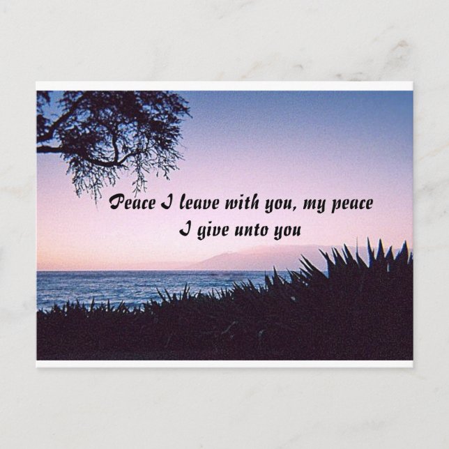 Peace I-Lämna-vykort Vykort (Framsida)