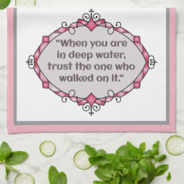 Peace in deep waters kökshandduk