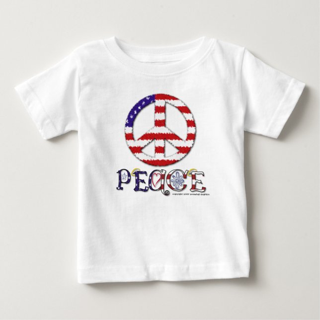 Peace Infant T-Shirt (Framsida)