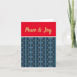 Peace & Joy Card av Poet Adiela Akoo Anteckningskort