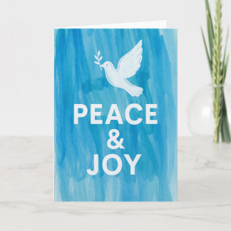 Peace & Joy Holiday Kort
