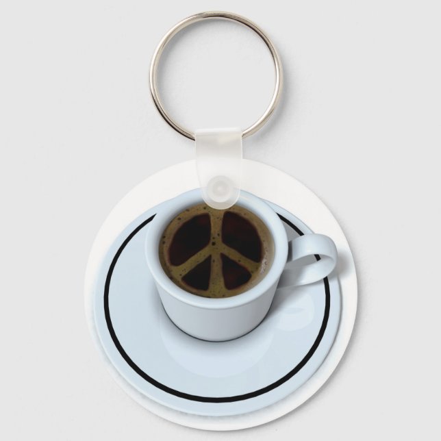 Peace kaffe nyckelring (Framsida)
