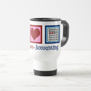 Peace Kärlek Accounting Cute Accountant Resemugg