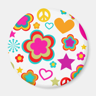 Peace Kärlek & Allting Girly Magnet