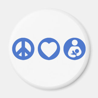 Peace Kärlek amning Magnet