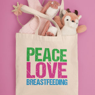 Peace Kärlek amning Tygkasse