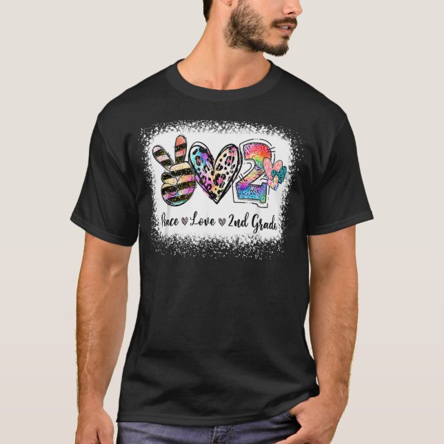 Peace Kärlek, andra Klass, Back to school-gruppen, T Shirt (Framsida)