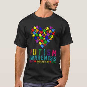 Peace Kärlek Autism Awareness Pop IT Fidget Leksak T Shirt