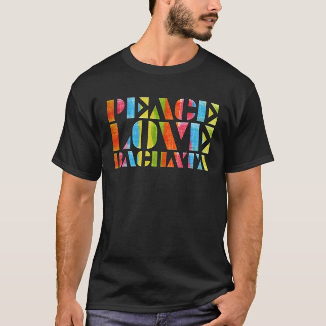 PEACE KÄRLEK BACHATA Tee (Framsida)
