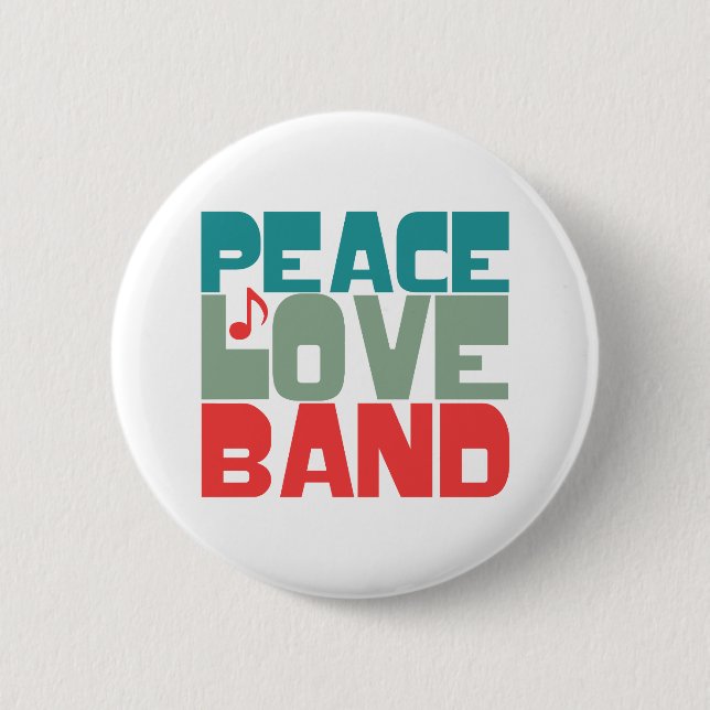 Peace Kärlek Band Knapp (Framsida)