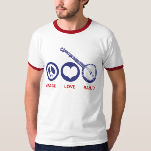 Peace Kärlek Banjo T-shirt