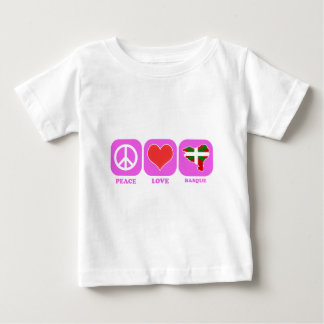 Peace Kärlek Baskque Tee