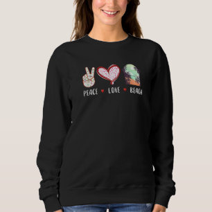 Peace Kärlek Beach Summer Vacation Flinflip flops T Shirt