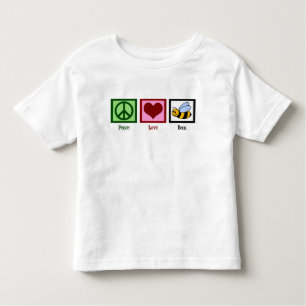 Peace Kärlek Bees T Shirt