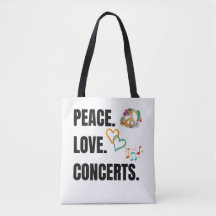 PEACE KÄRLEK BERÖR CANVAS TOTE BAG